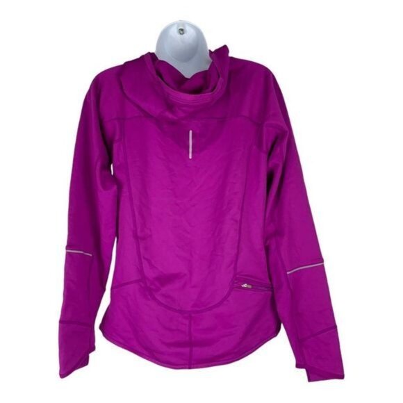 Nike Womens Dri-Fit Running Pullover Hoodie Half-Zip Size Small Purple - Picture 3 of 10